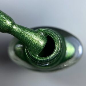 Stamping Polish Vakula Green glitter
