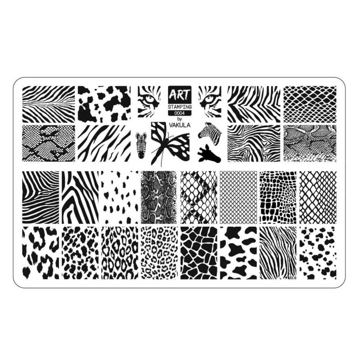 ArtStamping-04 Nail Stamp Plate ArtStamping-04 Nail Stamp Plate