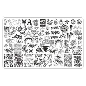 ArtStamping by Vakula-07 Graffity пластина для стемпінгу