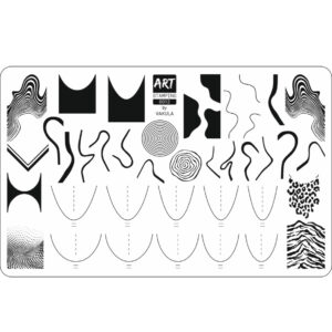 Пластина для стемпінгу-12 ArtStamping&Vakula-френч