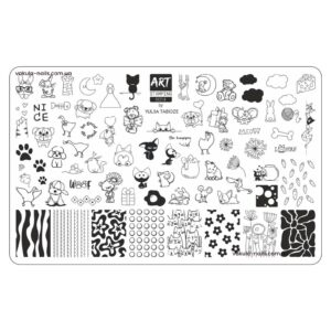 Пластина для стемпінгу-14 ArtStamping&Vakula fluffi