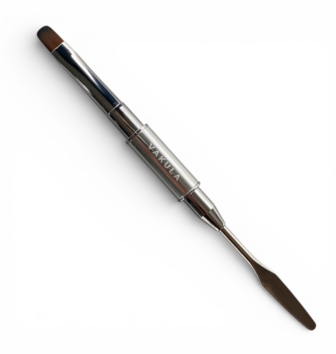 Пензель для гелю двосторонній VAKULA double-sided gel brush